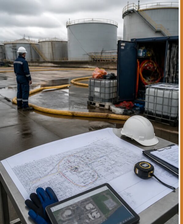 Разработка плана ликвидации разливов нефти в Орске